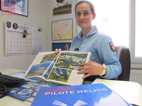 Aurélie Maisonneuve, gendarme et pilote d'hélicoptère