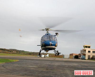 Les Auscitains verront bientôt les engins d'Héli-Challenge dans leur ciel - Photo archives Philippe Bataille