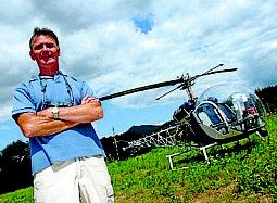 Luc Mercier, un pilote toujours en l'air - Photo DR