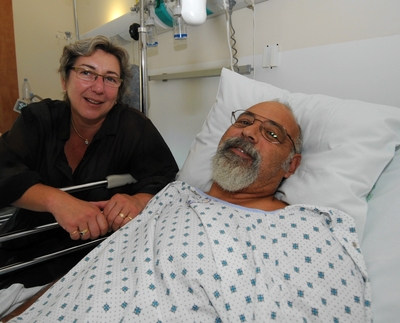 Xavier sortira de l'hôpital jeudi, son principal souhait aujourd'hui : remercier tous ceux qui l'ont aidé et soigné - Photo Éric Camoin