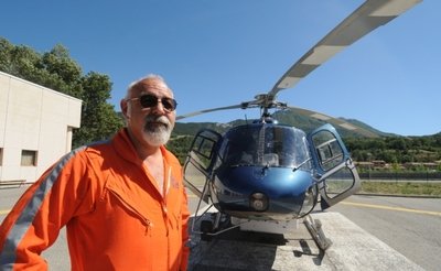 Xavier Recordon, pilotait l'hélicoptère du Sdis lors du crash du 10 septembre 2009, dont il est sorti indemne.