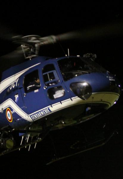  Les pilotes ont été éblouis lors d'un exercice de vol de nuit - Photo DDM