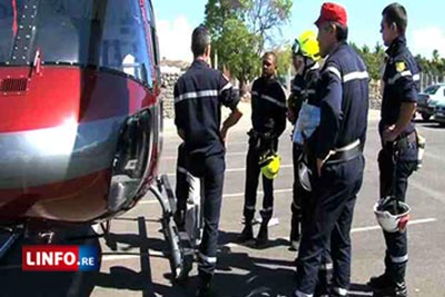 Réunion - Formation des pompiers