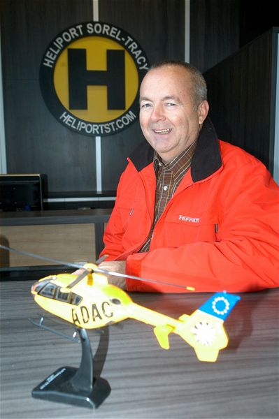 L'homme d'affaires est le président d'Héliport Sorel-Tracy - Photo Patrick Turgeon