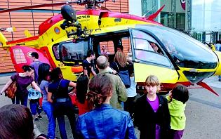 L'EC 145 de la Sécurité Civile - Photo Fabrice ANDRÈS