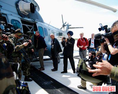 35 journalistes ont découvert les impressionnantes capacités du Caracal. (PHOTO M. B.)