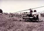 Bell 47 Gendarmerie avec civières - Photo collection JMP