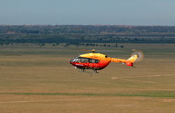 Le démonstrateur EC 145 sans pilote F-ZWAM - Photo © Eurocopter, Charles Jérôme Deulin