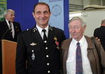 Le Colonel Daniel Leimbacher en compagnie de Jean-Marie Potelle - Photo Pierre Poupardin