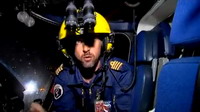 Le pilote Jean-Bernard équipé des jumelles à vision nocturne (JVN) - Photo cote-d-azur.france3.fr