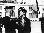 La remise de la Légion d'Honneur le 13 juillet 1946 par le préfet Luizet - Photo : collection particulière Frédéric Plancard