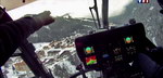 A bord de l'EC 145 F-MJBE du DAG de Modane - Photo TF1