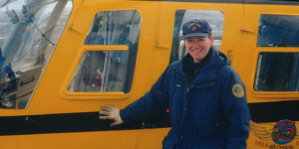 Le pilote Mary Ellen Pauli