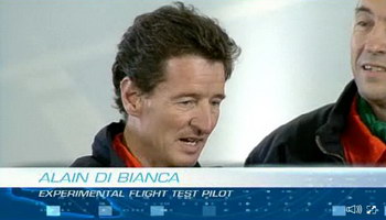 Le pilote d'essai : Alain di Bianca - Photo Eurocopter