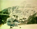L'Alouette 3 JBL en 1977 pour une mission d'hélitreuillage depuis la DZ des Bois de Chamonix (74) - Photo DR