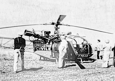 Alouette 2 F-ZBAN de la Protection civile - Photo DR