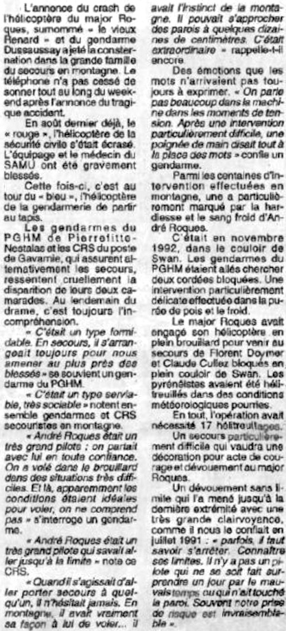 Article du Journal "La Dépêche" du 17 novembre 2017 - Document DR "La Dépèche"