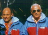 Francis Delafosse en équipage avec René Romet - Photo collection FD
