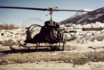 Bell 47 F-MJAJ en stage Montagne à Briançon - Photo collection JMP
