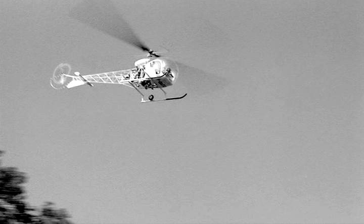 Bell 47 G2 F-OATO Gyrafrance, piloté par Jacques Poullain - Photo DR