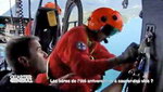 L'équipage de Dragon 74 F-ZBPJ avec Olivier le pompier en intervention au-dessus du lac d'Annecy - Photo Direct 8