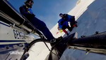 Le Mécanicien opérateur de bord sur le patin de Choucas 74 - Photo France 3