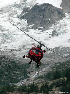 L'Alouette 3 de retour de sa mission - Photo © Christophe Gothié