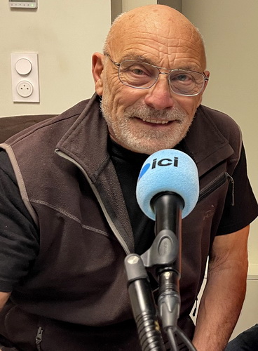 Francis Delafosse interviewé - Photo DR © Radio France - Théo Hetsch