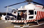 A bord de l'AS-365C-3 Dauphin 3A-MJP d'HELI AIR MONACO - Photo © Aline Pauchard