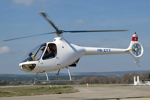 Le premier Cabri G2 immatriculé HB-ZTT - Photo © Hélicoptères Guimbal