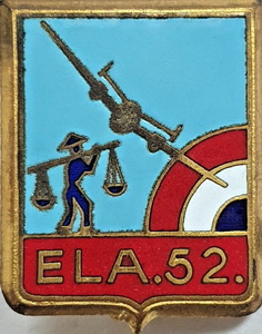 Insigne de l'Escadrille de Liaison Aérienne 52 (ELA.52)