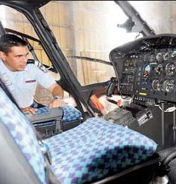 D'ici quelques jours, l'AS350 F-MJCB sera prêt à voler