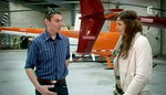 Jérémie Lecomte, jeune pilote instructeur de 25 ans interviewé par Maeva Schublin - Photo France Ô