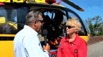 Martine Gaillard, pilote d'hélicoptère à la Sécurité civile - Photo TVBA