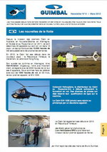 Cliquez pour pour prendre connaissance de la newsletter n°6 - Document © Hélicoptères Guimbal