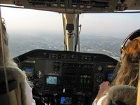 Stacy Sheard and Tracy Morgan Glatzhofer on board Bell 430 N901RL
