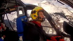 Le pilote aux commandes de l'EC 145 Dragon 64 - Photo Cap Sud Ouest France 3