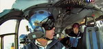 Dans ce reportage, vous retrouverez le capitaine Alain Valette et Cédric Bonnefoi, les pilotes aux commandes de l'EC 145 F-MJBE du DAG de Modane - Photo TF1
