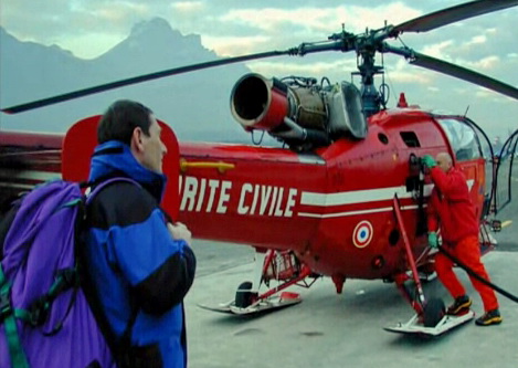 Refuel de l'Alouette 3 F- ZBDG Dragon 38 - Photo DR radio-secours-montagne-isere.com
