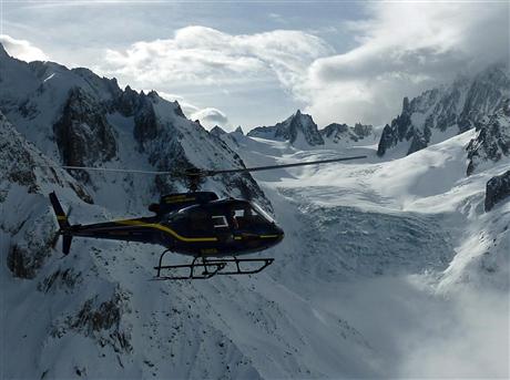 L'Écureuil d'Héli Sécurité dans le massif du Mont-Blanc