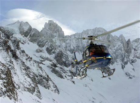 L'Écureuil d'Héli Sécurité dans le massif du Mont-Blanc