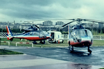 Les 2 Dauphin F-GBEO et F-GBEP stationnés sur le tarmac - Photo JMP