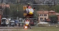 2 Dragon EC 145 F-ZBOG et F-ZBPO Dragon 06 Sécurité civile à Tende - Photo DR