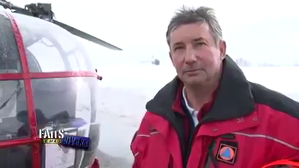 Alain Franjou interviewé par France 2 en 2009 - Photo France 2