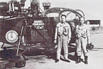 Alouette 2 immatriculée F-YCWT des Douanes françaises avec l'équipage Béguier et Turc, pionniers de l'aviation douanières - Photo DR - collection B.S.A. Saint-Mandrier-sur-Mer