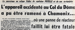 article Alouette 2 F-MJAW Potelle, 13 décembre 1961 - Document DL