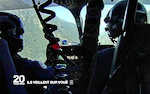 Pilote et MOB aux commandes de l'EC 145 F-MJBE Choucas 73 - Photo DR France 2