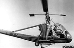 Le Hiller 360 des Douanes immatriculé F-BFGZ en 1950 (machine louée à la société Helico-Air) qui se crashera, le 22 septembre 1950, entraînant la mort de son pilote - Photo DR