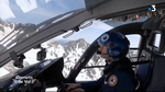 Le pilote Lionel Gervasoni aux commandes de l'EC 145 F-MJBT Choucas 09 - Photo DR France 3 Occitanie