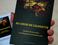 Livre de Francis Delafosse "Au cœur de l'Alouette" : Recension du Général Valérie ANDRÉ, pionnière du secours héliporté- Photo © Christophe Gothié